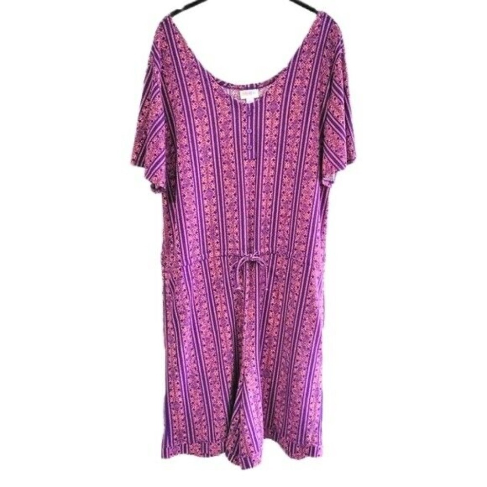 New LuLaRoe Xanthe Romper Size Large 12-14